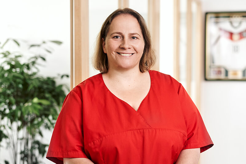 Daniela Breddermann ist Medizinische Fachangestellte in der Orthopädie Mediapark.